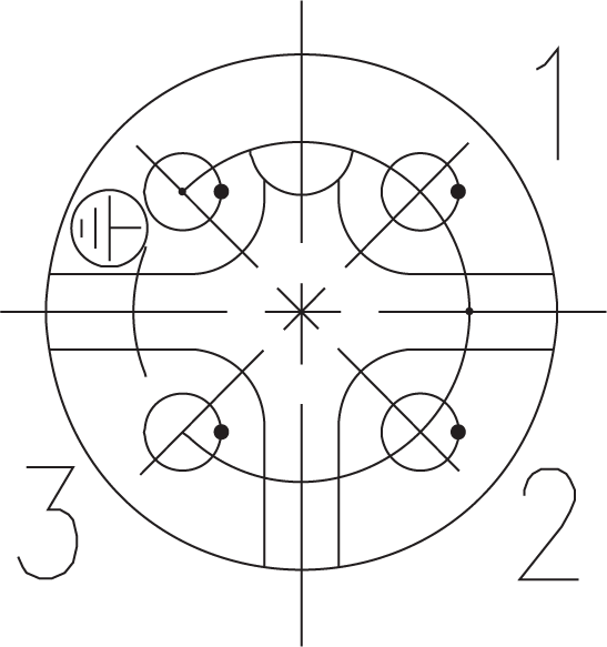 C016 20K003 100 10 3+PE Male, right angled cable connector with strain relief and clamping ring. Field installable screw termination.. Comparable part no: 99-4221-70-04, CA3WLS