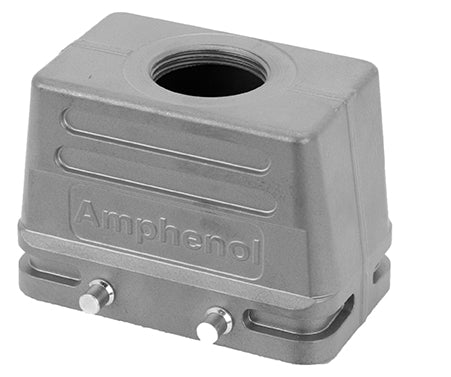 C146 21R010 650 1 Top entry low profile hood for two-lever locking system. No stud. Comparable Part No. 19300101420
