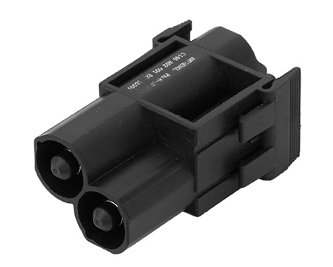 C146 A02 001 E8 Pin module for turned 6mm contacts. heavy|mate® M series connectors may be engaged or disengaged when live but without electrical load.