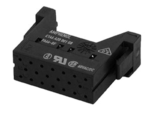 C146 A20 001 G8 Pin module for stamped 1.0mm contacts. heavy|mate® M series connectors may be engaged or disengaged when live but without electrical load. If connector is mated or unmated under load, the load shall be reduced to 10% of rated current.h