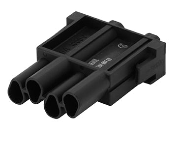 C146 D04 001 E8 Pin module for stamped two.5mm contacts. heavy|mate® M series connectors may be engaged or disengaged when live but without electrical load. If connector is mated or unmated under load, the load shall be reduced to 10% of rated current.