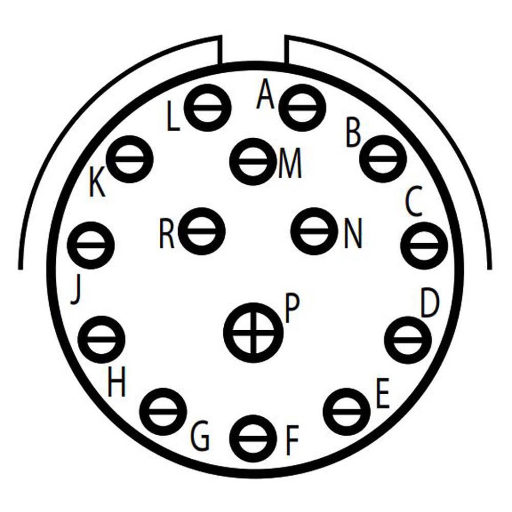 D38999/20FD15PE Square Flange Receptacle