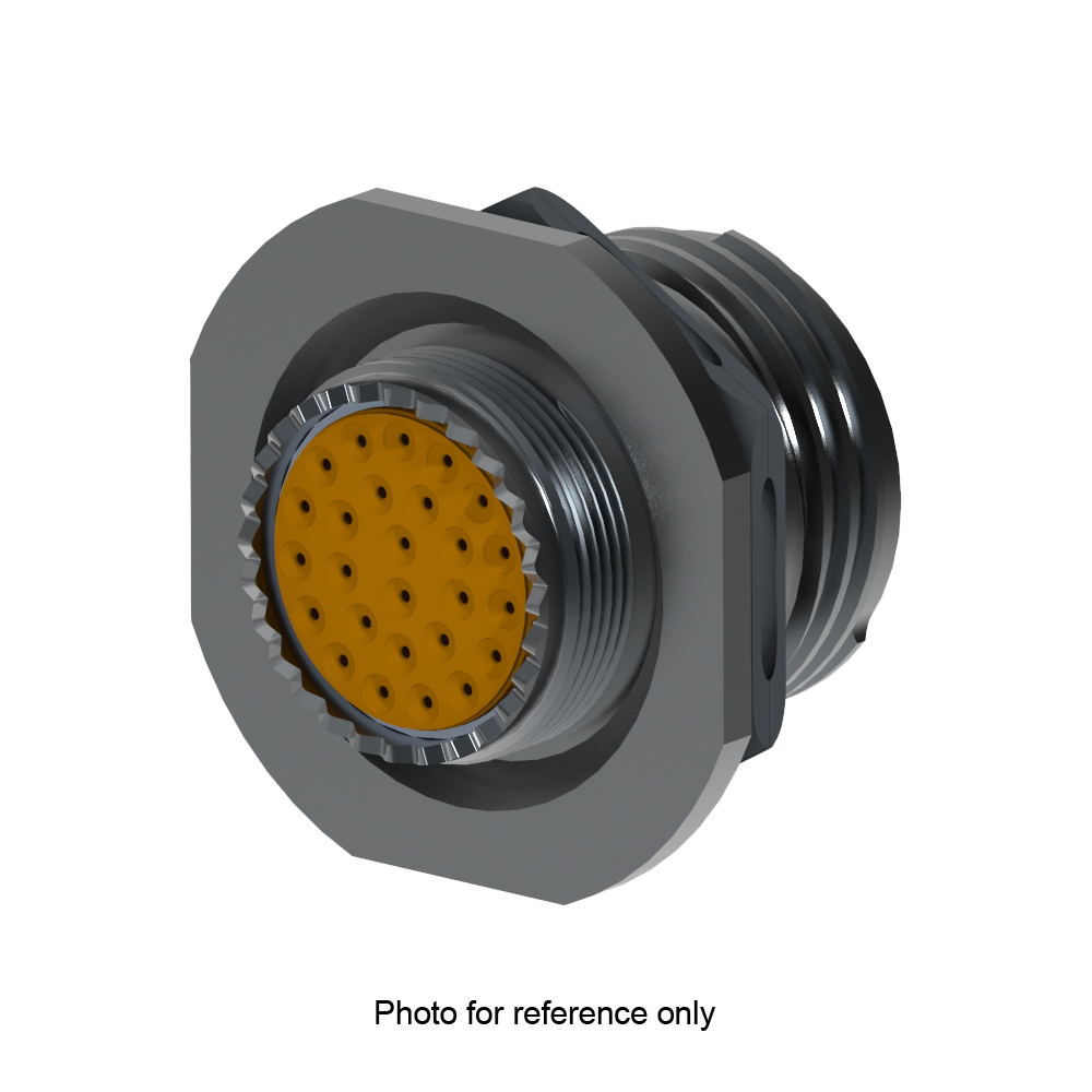 D38999/24ZD18PA Jam Nut Receptacle
