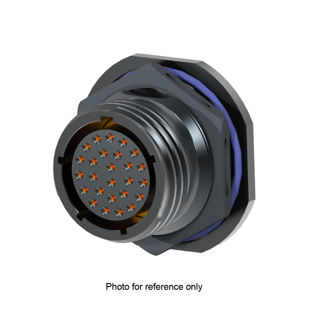 D38999/24ZD19SB Jam Nut Receptacle