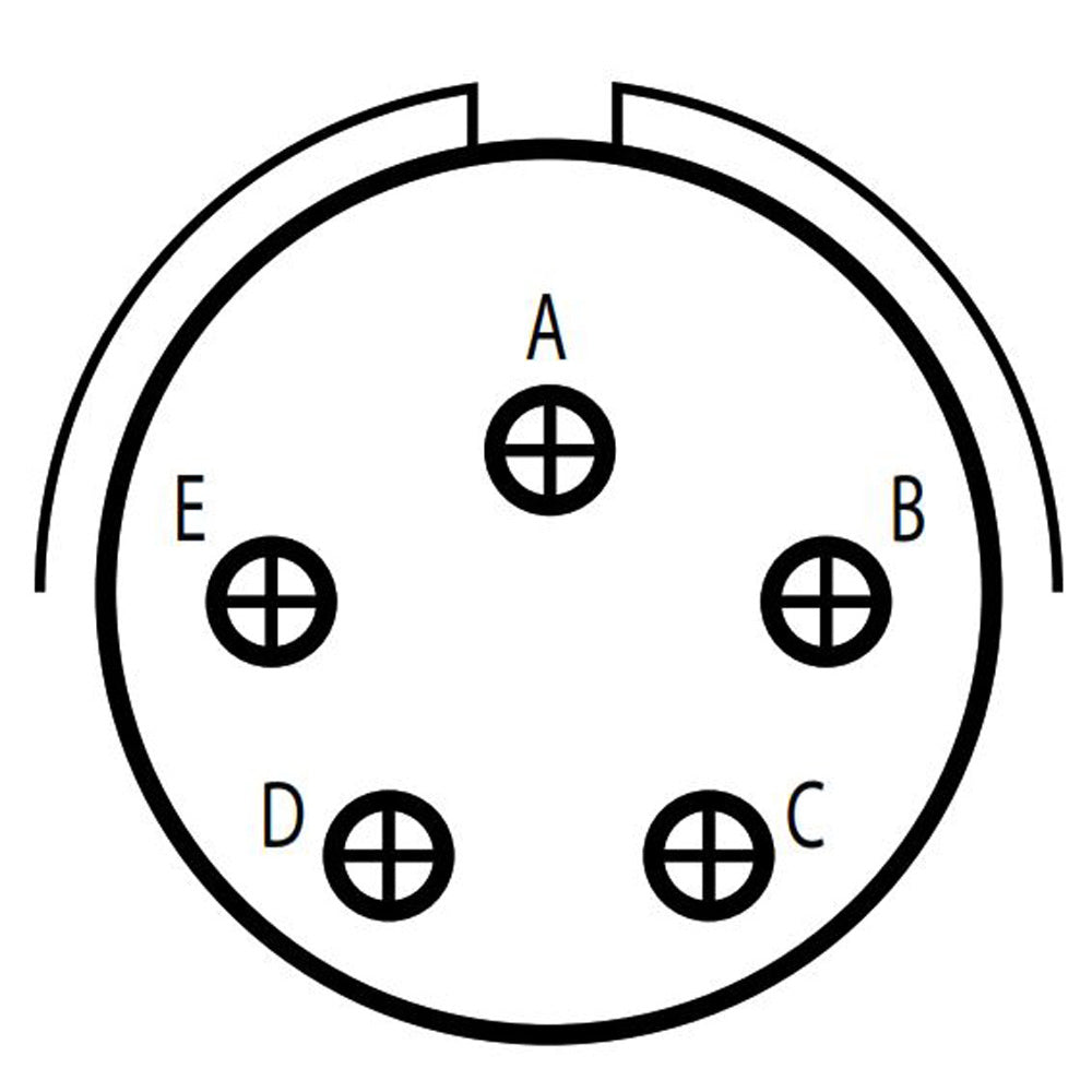 D38999/20FD5PD Square Flange Receptacle