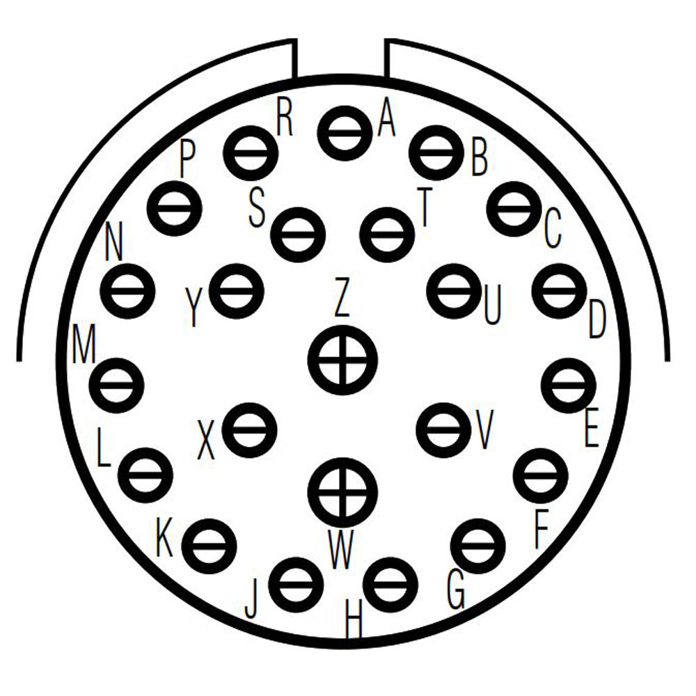 D38999/20FE99PC Square Flange Receptacle
