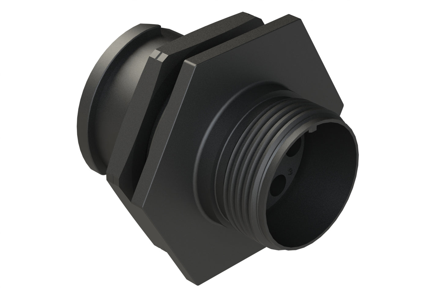 FLS714N7S03 Receptacle, Jam Nut, 7 Position, Female, Shell Size 14, Silicone Seal, Auto-Lock