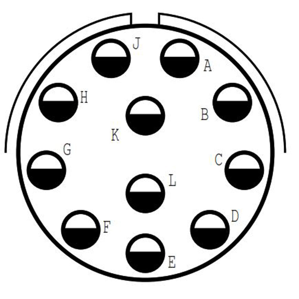 D38999/20FG11PC Square Flange Receptacle