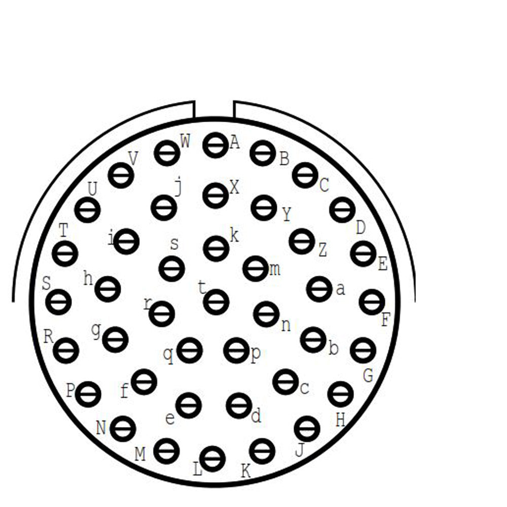 D38999/20FG41SC Square Flange Receptacle