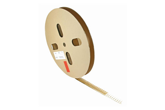 HN01 016 0004 2 1.6mm gold pin (male) stamped contacts on reel for crimp machines (feeds right). 2,000 pcs.
