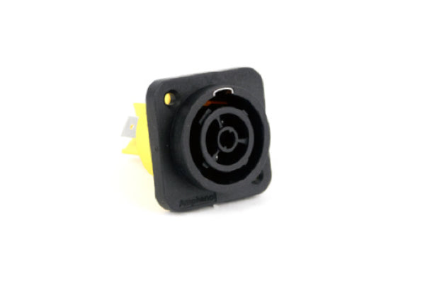 HPT-3-FD Female/Outlet PanelMount - Spade LugTermination. Comparable part no: NAC3FPX-TOP, HBLFPD