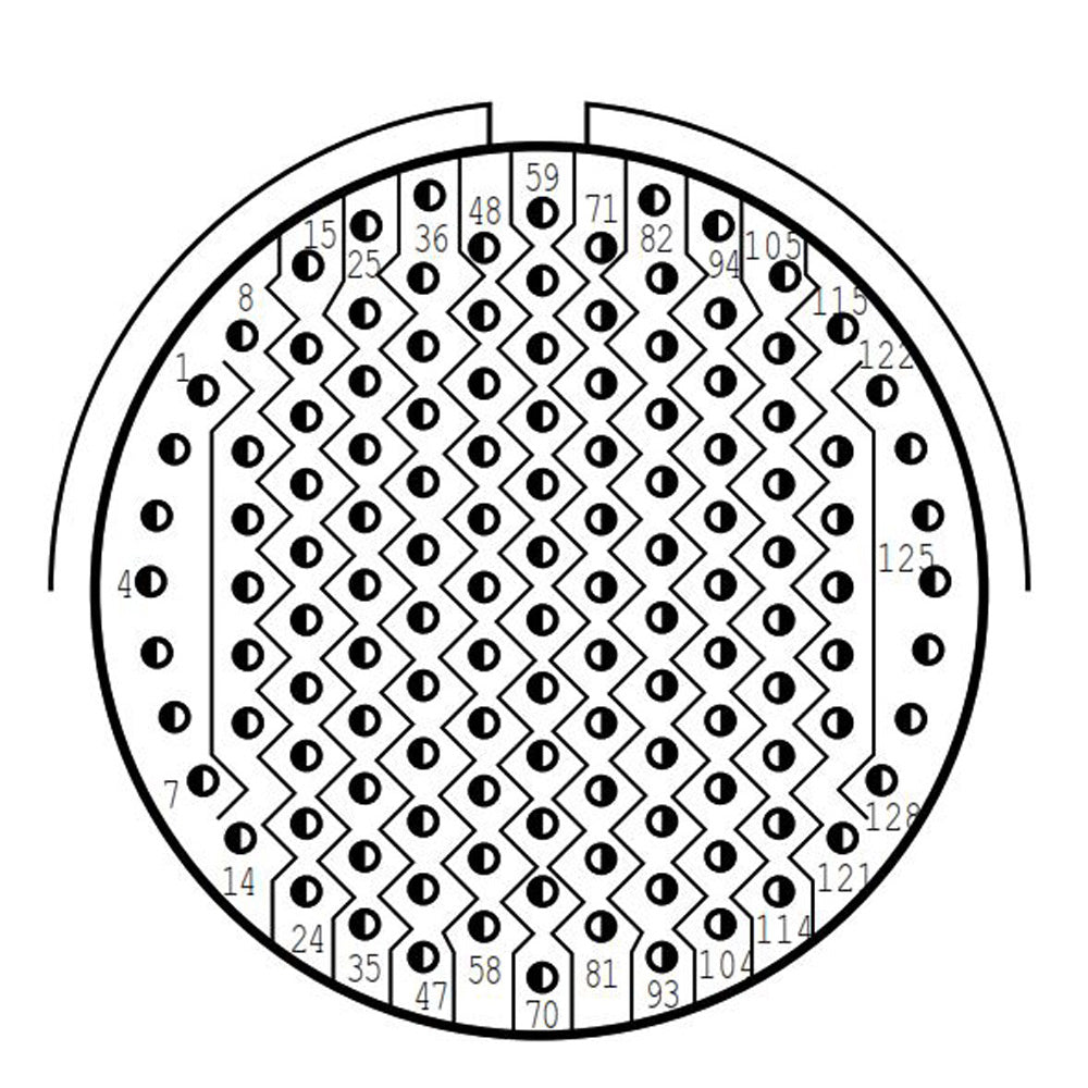 D38999/20FJ35SC Square Flange Receptacle