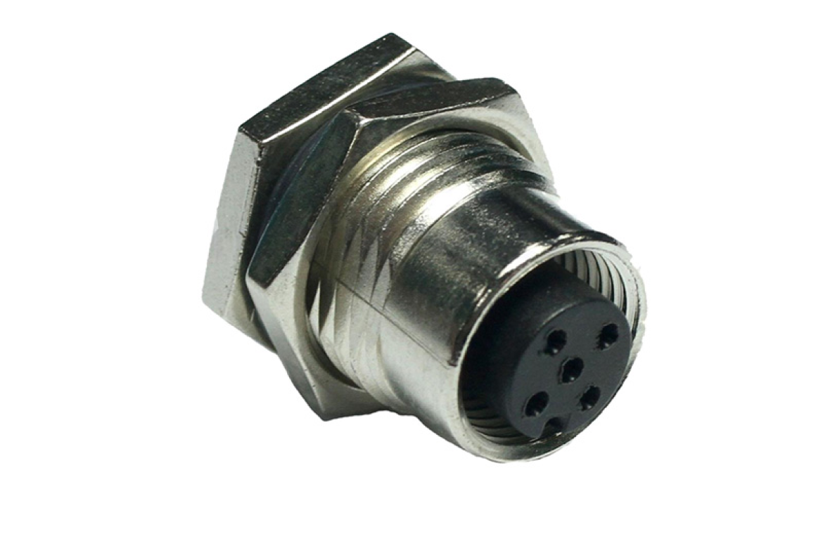 M12A-12PFFS-SF8C15 Metric Circular Connector
