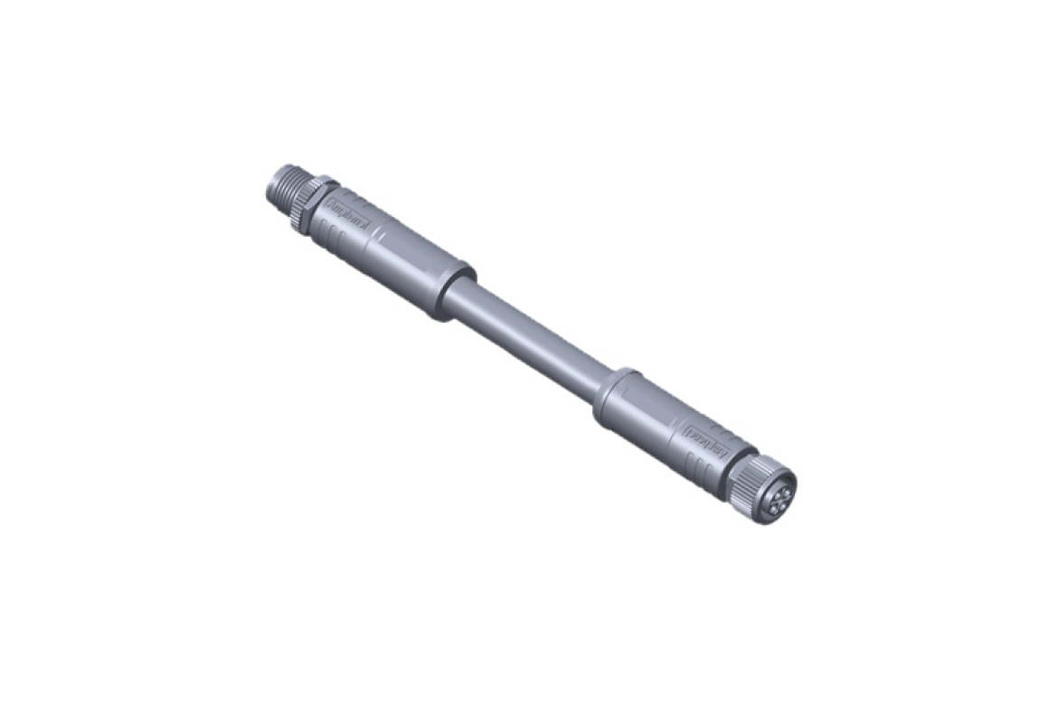 M12S04ML-12SFL-SS001 Metric Circular Connector