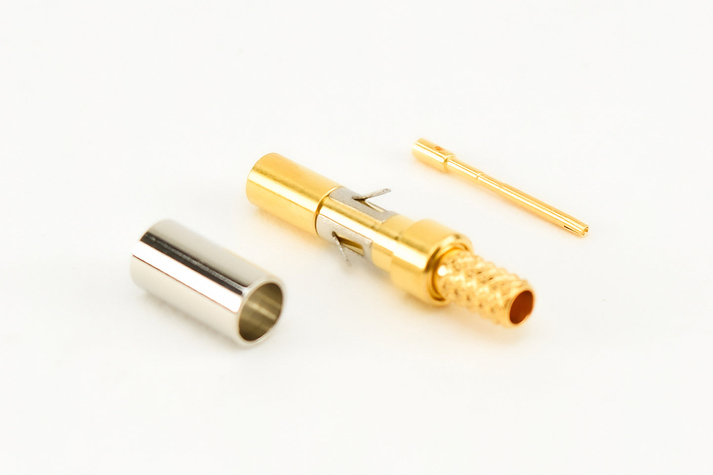 MIM-K2.5Y RG316/U Contact, Coax, Socket (Requires coax alignment collar to install contacts in connector)