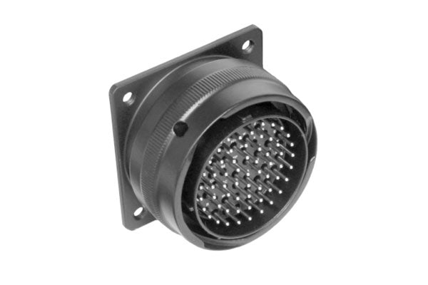 MP-6256-39P 39 Pole Heavy Duty ChassisMount,Male, Black Finish. Gold Plated Solder Contacts Included