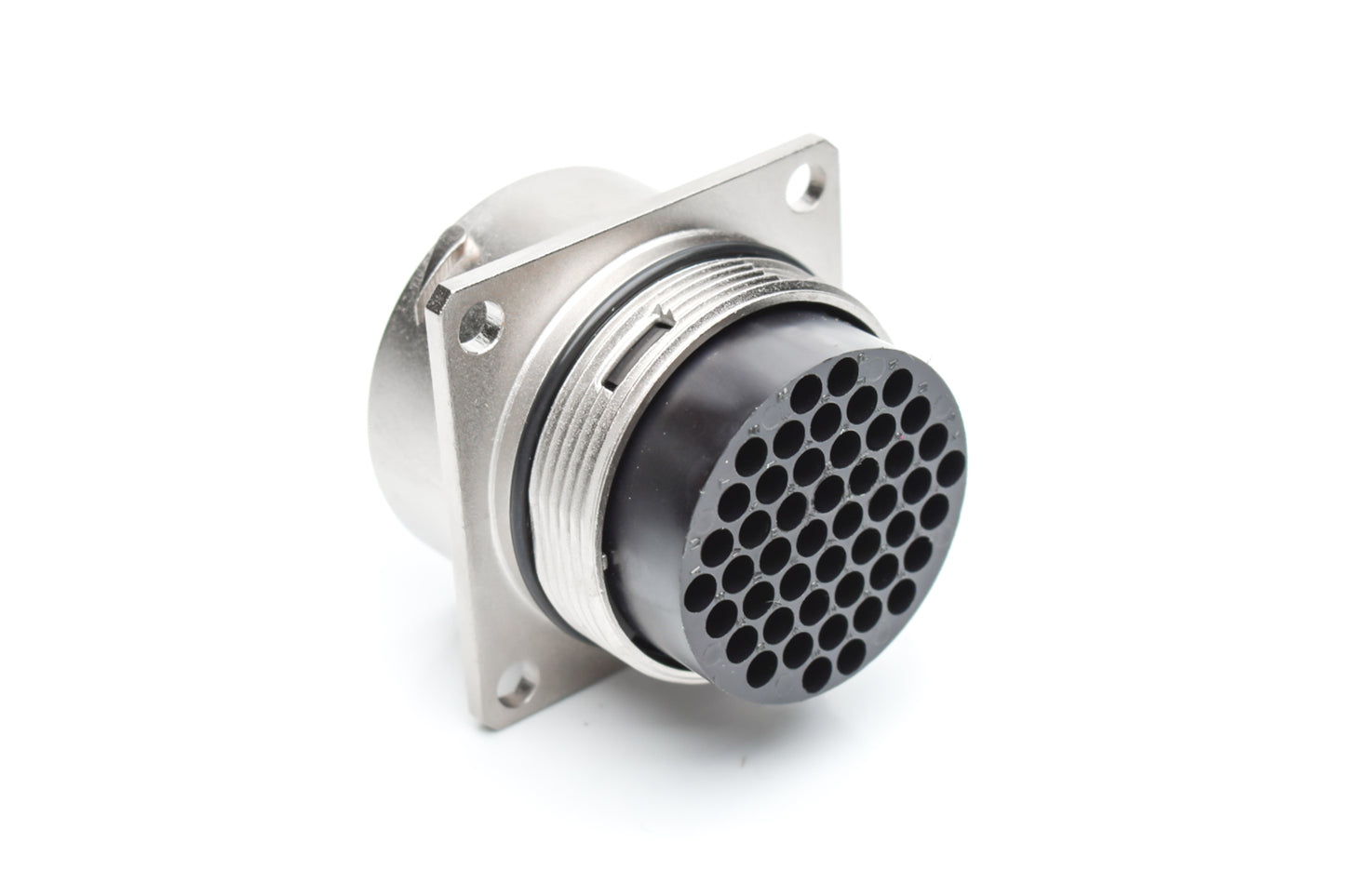 RT002448PKNH03 Receptacle, Square Flange, 48 Position, Male, Shell Size 24, Silicone Seal, IP69K