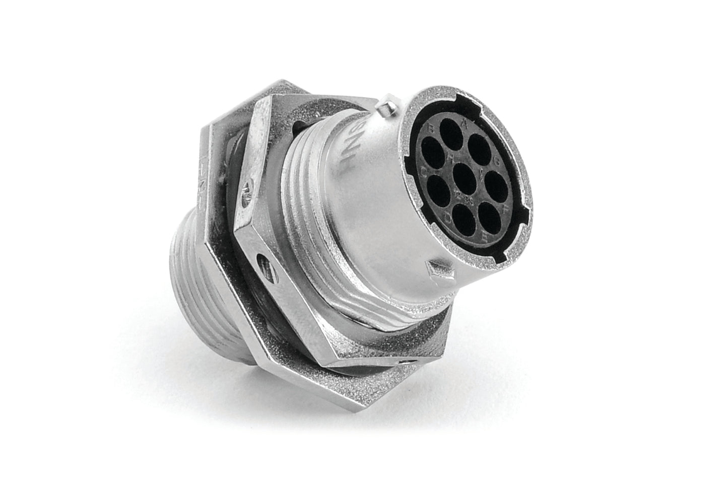 RT07148SNH Receptacle, Jam Nut, 8 Position, Female, Shell Size 14