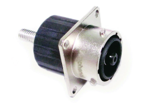 RTHP0201PN-M1 Receptacle, Square Flange, 1 Position, Male, RADSOK® Technology, High Amperage, Shell Size 20, Screw Tail Termination
