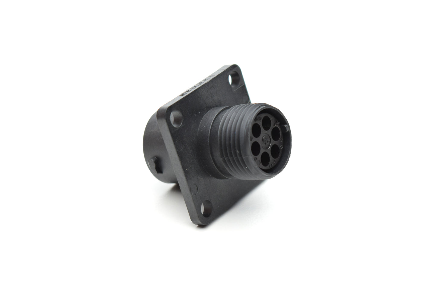 RTS010N6S03 Receptacle, Square Flange, 6 Position, Female, Shell Size 10, Silicone Seal. Comparable part no. UTS0106S