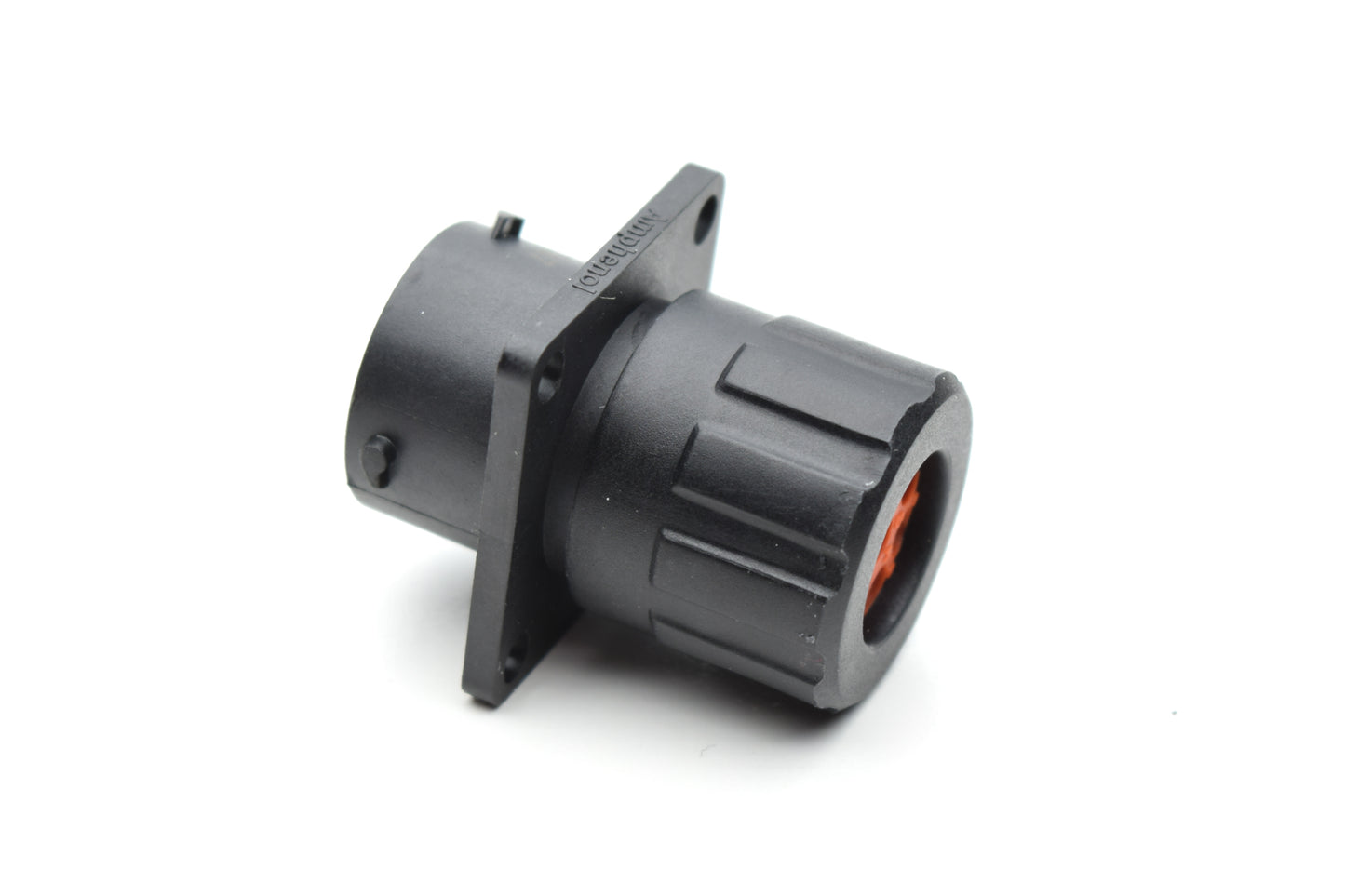 RTS012N8SHEC03 Receptacle, Square Flange, 8 Position, Female, Shell Size 12, Silicone Seal, and End Cap with Individual Wire Sealing. Comparable part no. UTS0GN128S