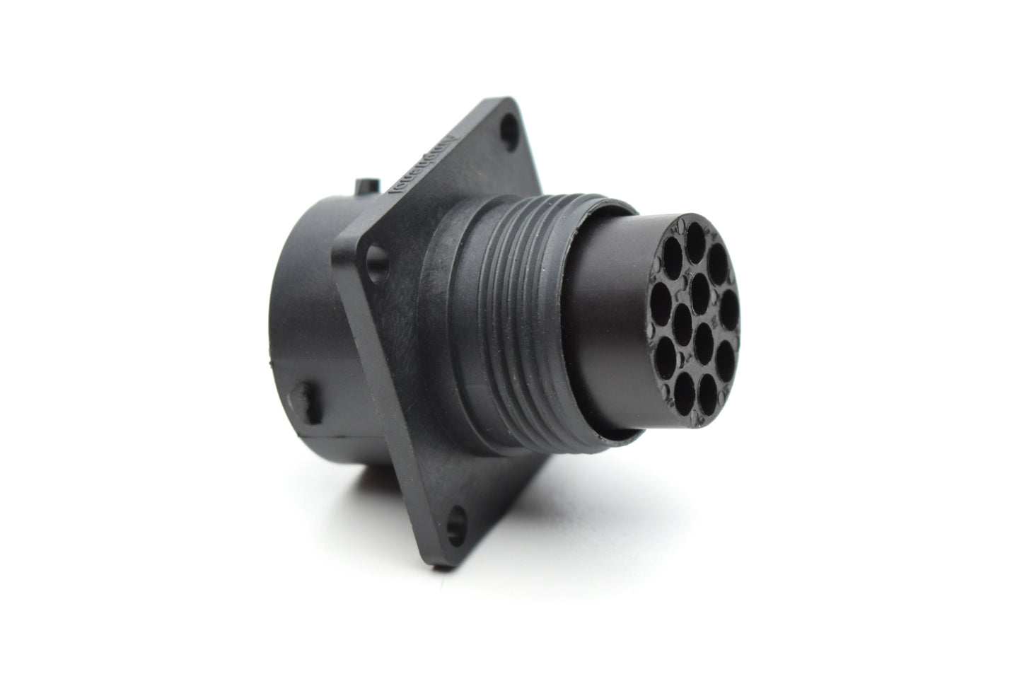 RTS014N12P03 Receptacle, Square Flange, 12 Position, Male, Shell Size 14, Silicone Seal. Comparable part no. UTS01412P