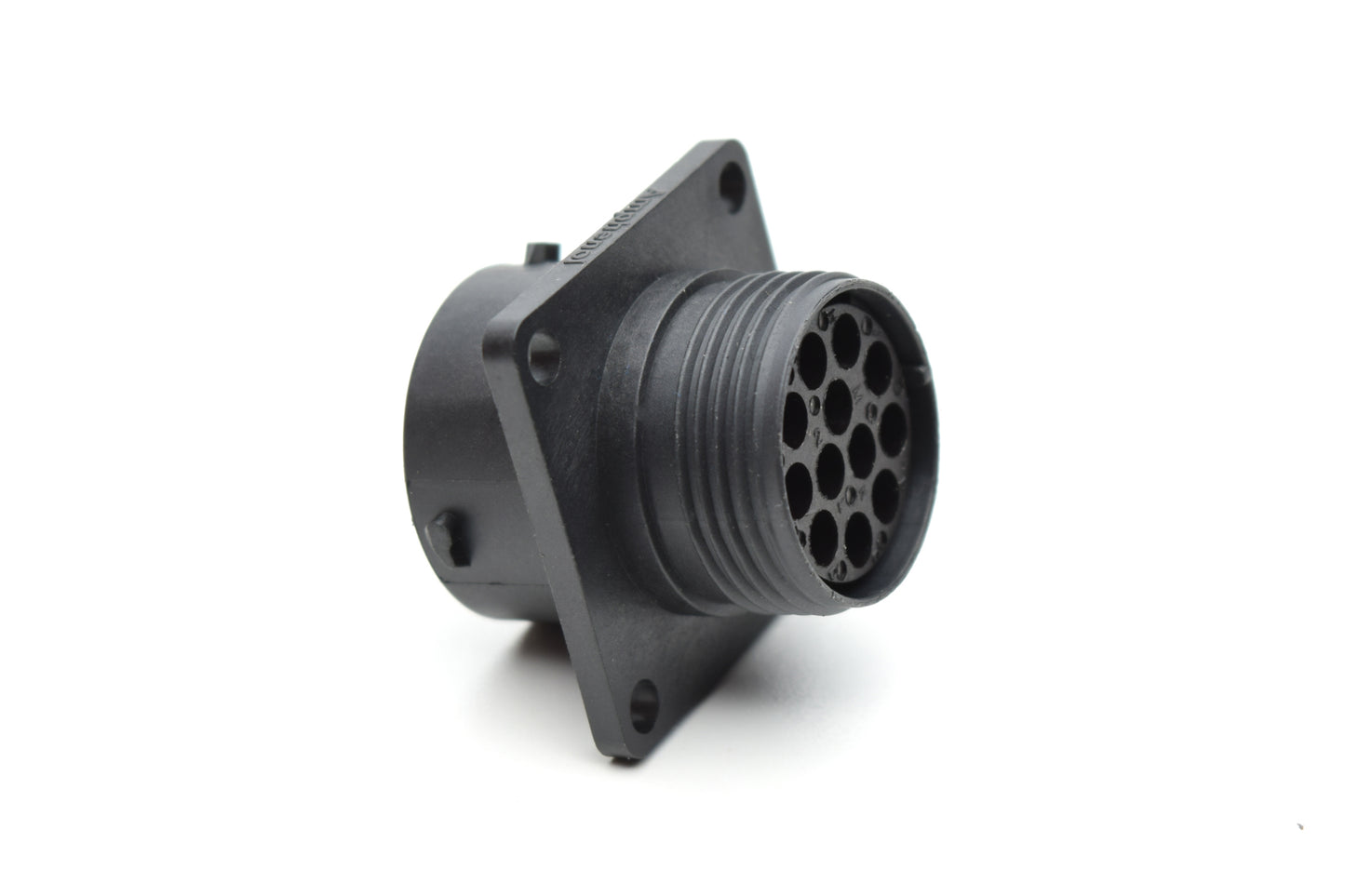 RTS014N12S03 Receptacle, Square Flange, 12 Position, Female, Shell Size 14, Silicone Seal. Comparable part no. UTS01412S