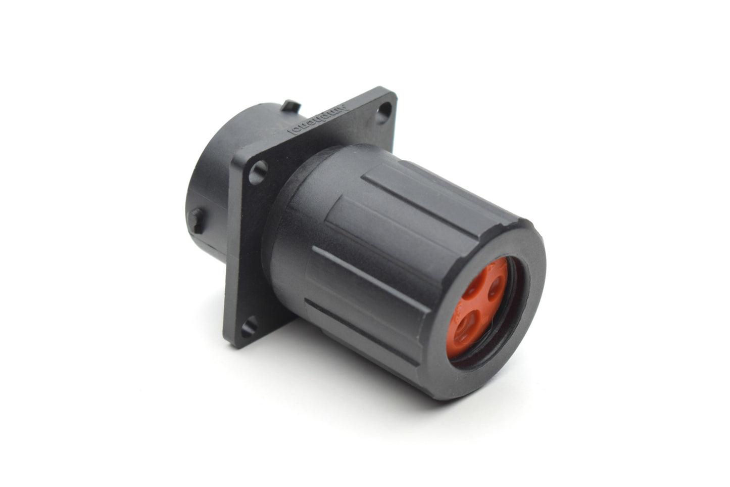 RTS014N2PHEC03 Receptacle, Square Flange, 4 (2+2) Position, Male, Shell Size 14, Silicone Seal, and End Cap with Individual Wire Sealing