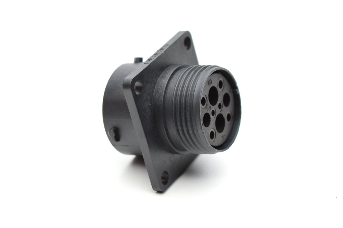 RTS014N2S03 Receptacle, Square Flange, 4 (2+2) Position, Female, Shell Size 14, Silicone Seal