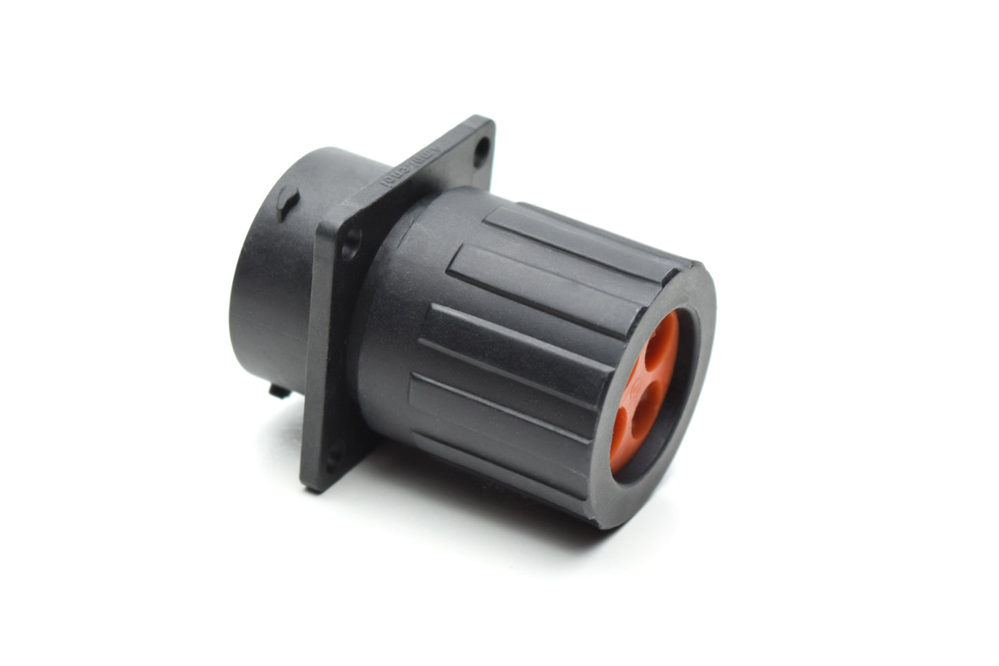 RTS016N4SHEC03 Receptacle, Square Flange, 4 Position, Female, Shell Size 16, Silicone Seal, and End Cap with Individual Wire Sealing