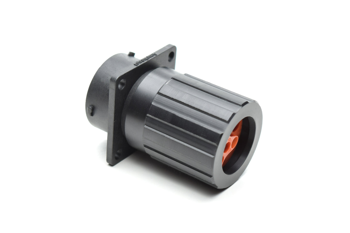 RTS016N09PHEC03 Receptacle, Square Flange, 9 (4+5) Position, Male, Shell Size 16, Silicone Seal, and End Cap with Individual Wire Sealing