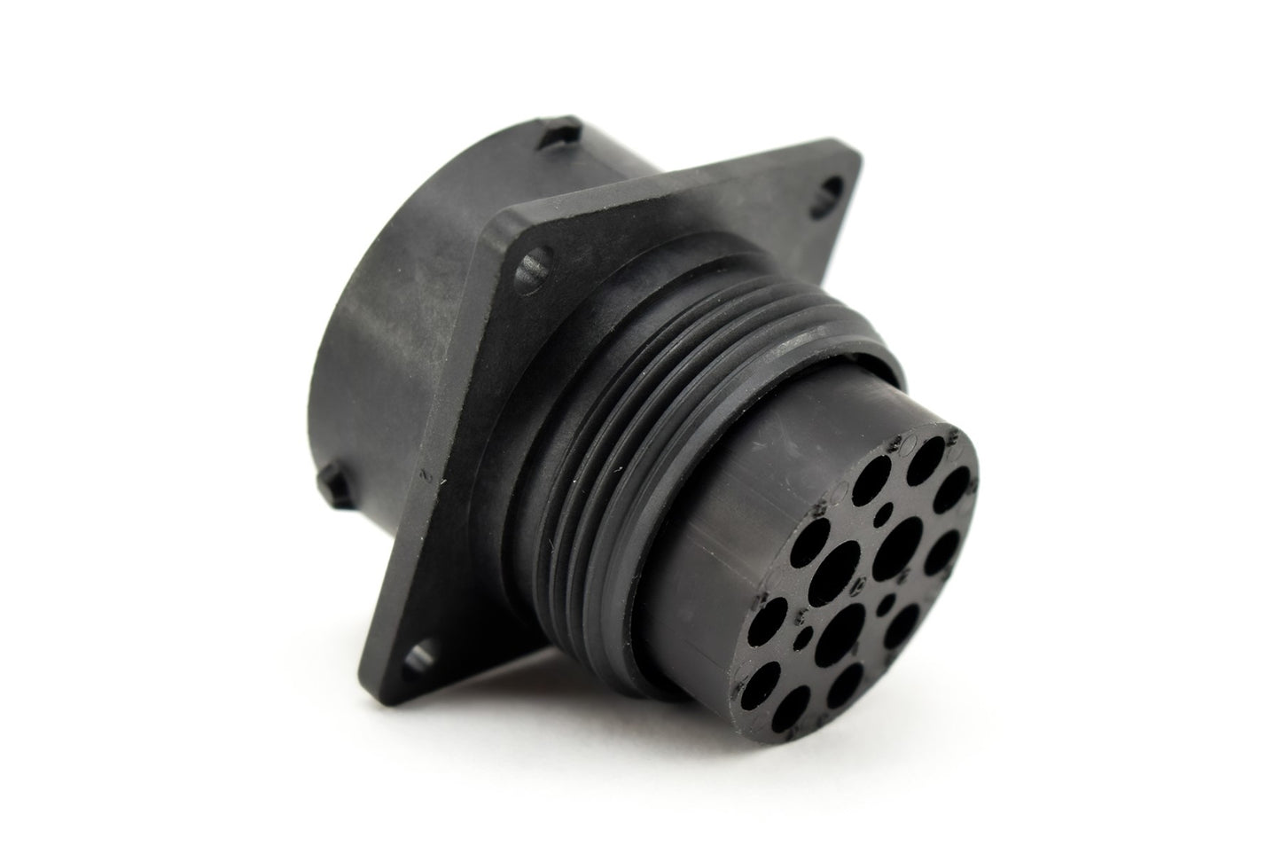 RTS018N103P Receptacle, Square Flange, 13 (10+3 COAX) Position, Male, Shell Size 18