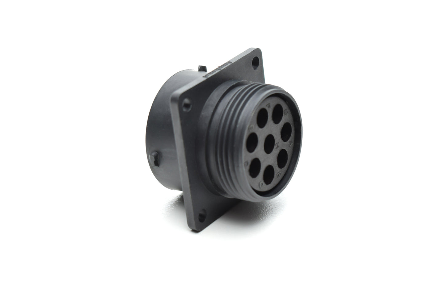 RTS018N8S03 Receptacle, Square Flange, 8 Position, Female, Shell Size 18, with Silicone Seal