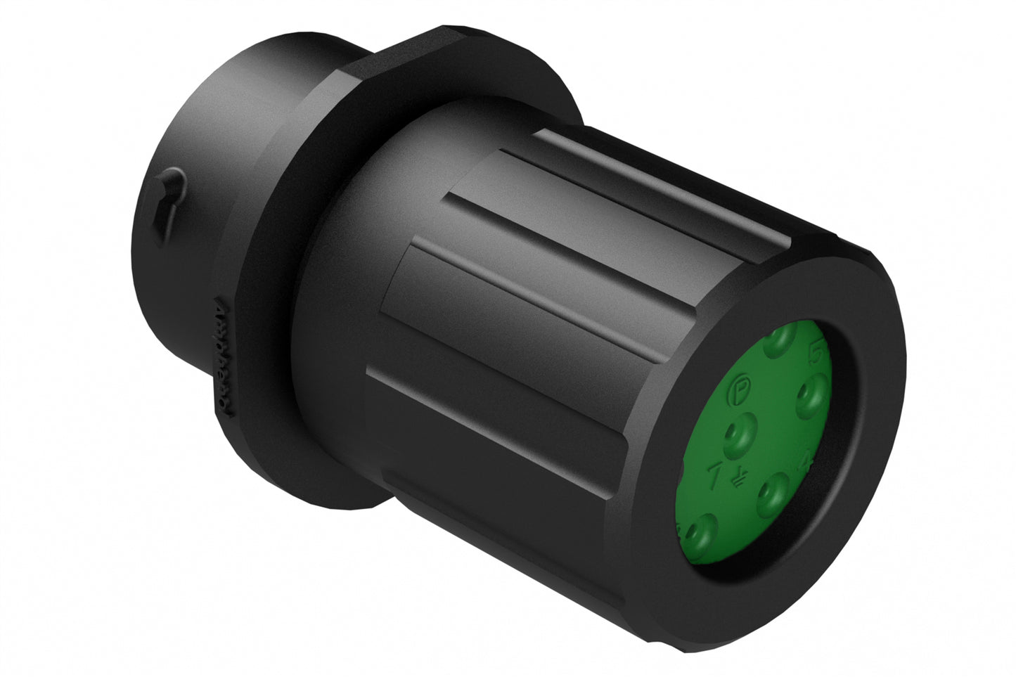 RTS1BS14N7PHECR Receptacle, Inline, 7 Position, Male, Shell Size 14, Reduced Diameter Individual Wire Sealing, Range 14 - 24AWG