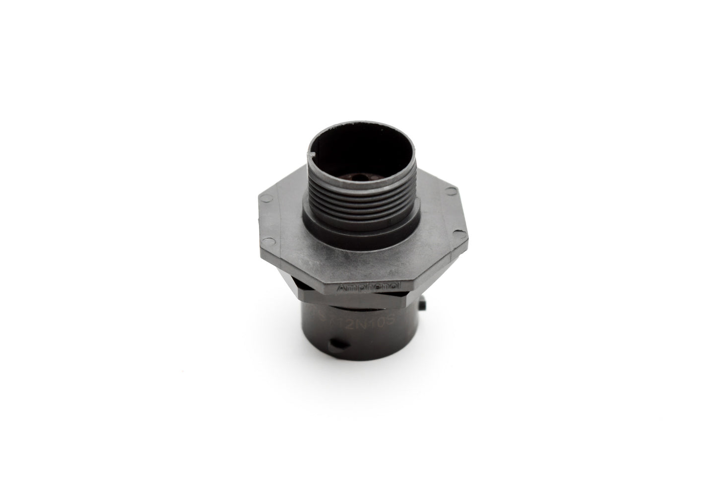 RTS712N10S03 Receptacle, Jam Nut, 10 Position, Female, Shell Size 12, with Silicone Seal. Comparable part no. UTS71210S