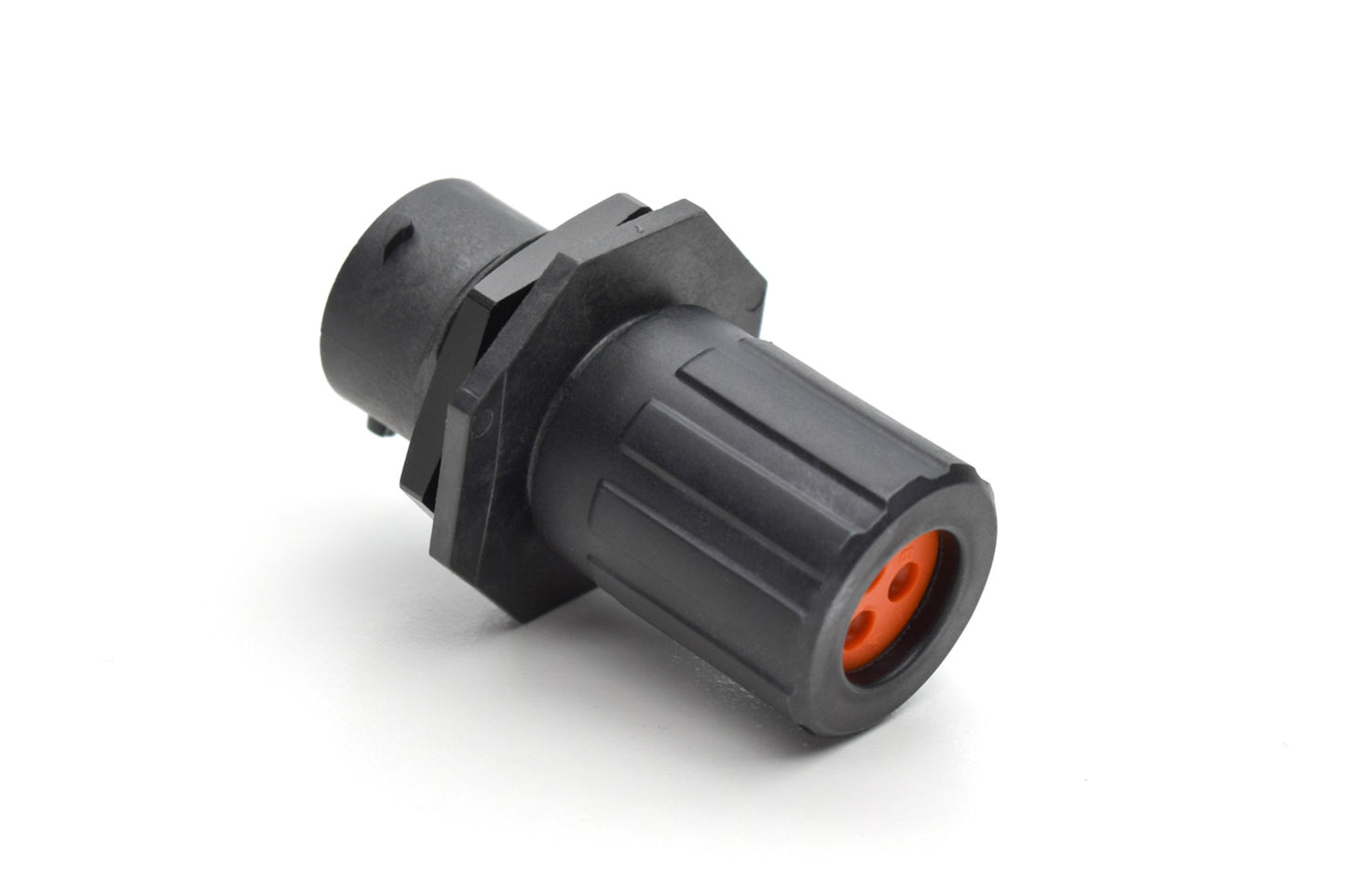 RTS712N3PHEC03 Receptacle, Jam Nut, 3 Position, Male, Shell Size 12, Silicone Seal, and End Cap with Individual Wire Sealing