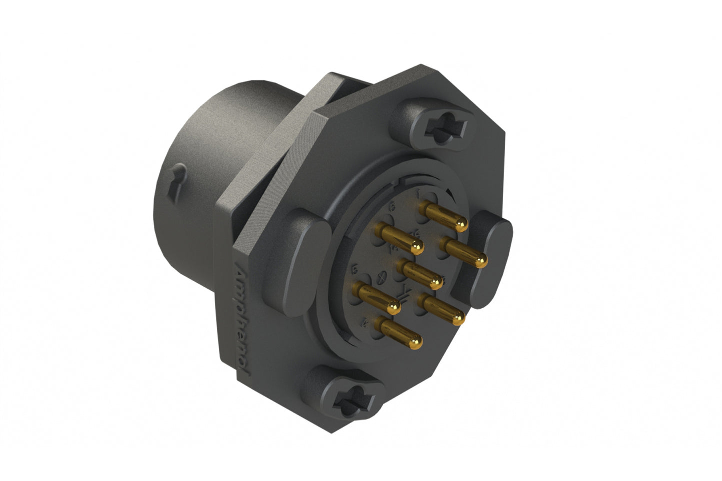 RTS714ND7S03 Receptacle, Jam Nut, PCB Mounted, 7 Position, Female, Shell Size 14, with Silicone Seal. Comparable part no. UTS714D7S