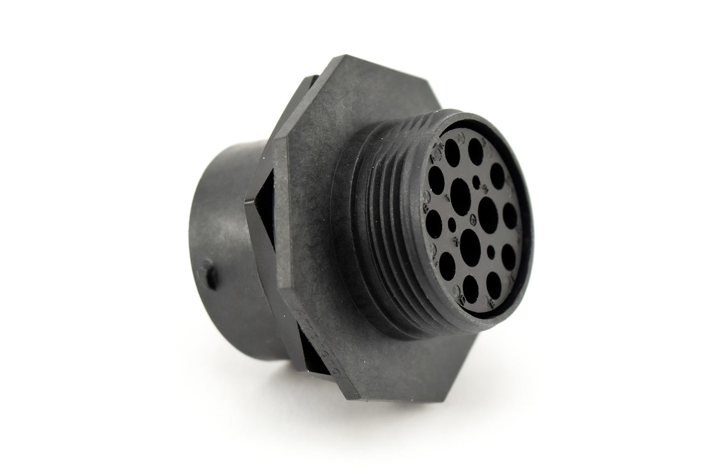 RTS718N103P Receptacle, Jam Nut, 13 (10+3 Coax) Position, Male, Shell Size 18