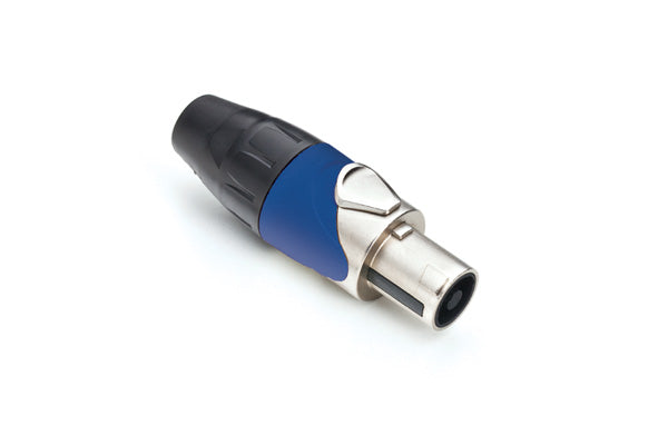 SP-4-FNS 4 Pole Loudspeaker Cable Connectors, PG Gland Strain Relief, High Power Solder Contacts Included,Metal, Nickel Finish