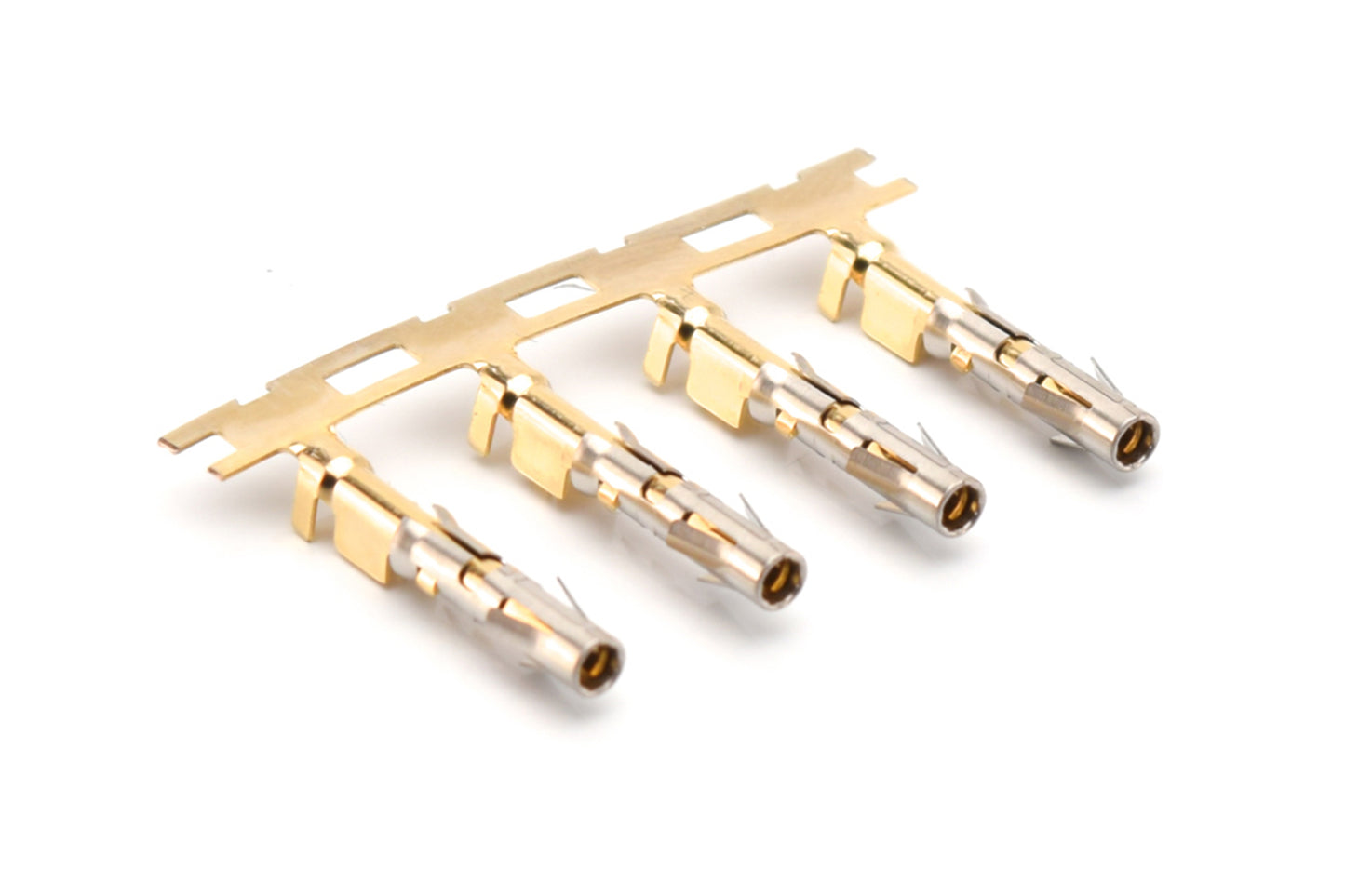 SS14M2F Socket Contact, Stamped, Size 16,Gold Flash over Nickel, Wire Range 2.0-2.5mm², 16-14 AWG, with 3 Tangs