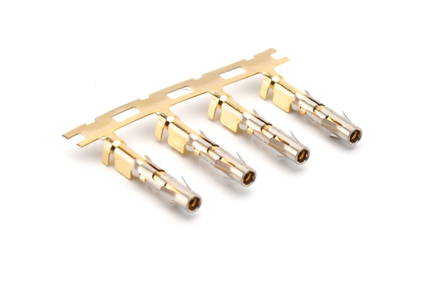 SS24M2G10 Socket Contact, Stamped, Size 16, Gold 10µ" over Nickel, Wire Range .14-.25mm², 26-24 AWG, with 3 Tangs