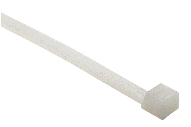 111-15419 T150L-PA66-NA Hellermann Tyton Cable Tie, Inside Serrated, 820mm x 8.9 mm, Natural Polyamide 6.6 (PA66), Pk-25pack