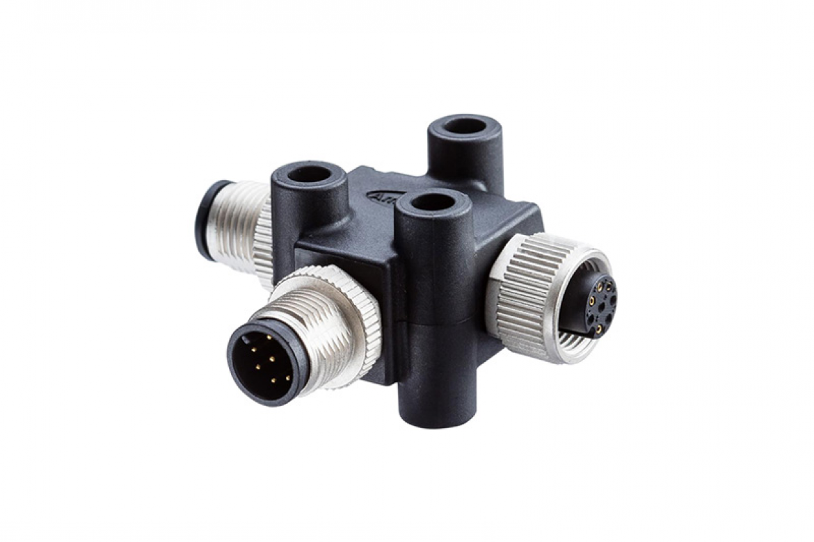 TA-A08M-A08F-A08F-01 Metric Circular Connector