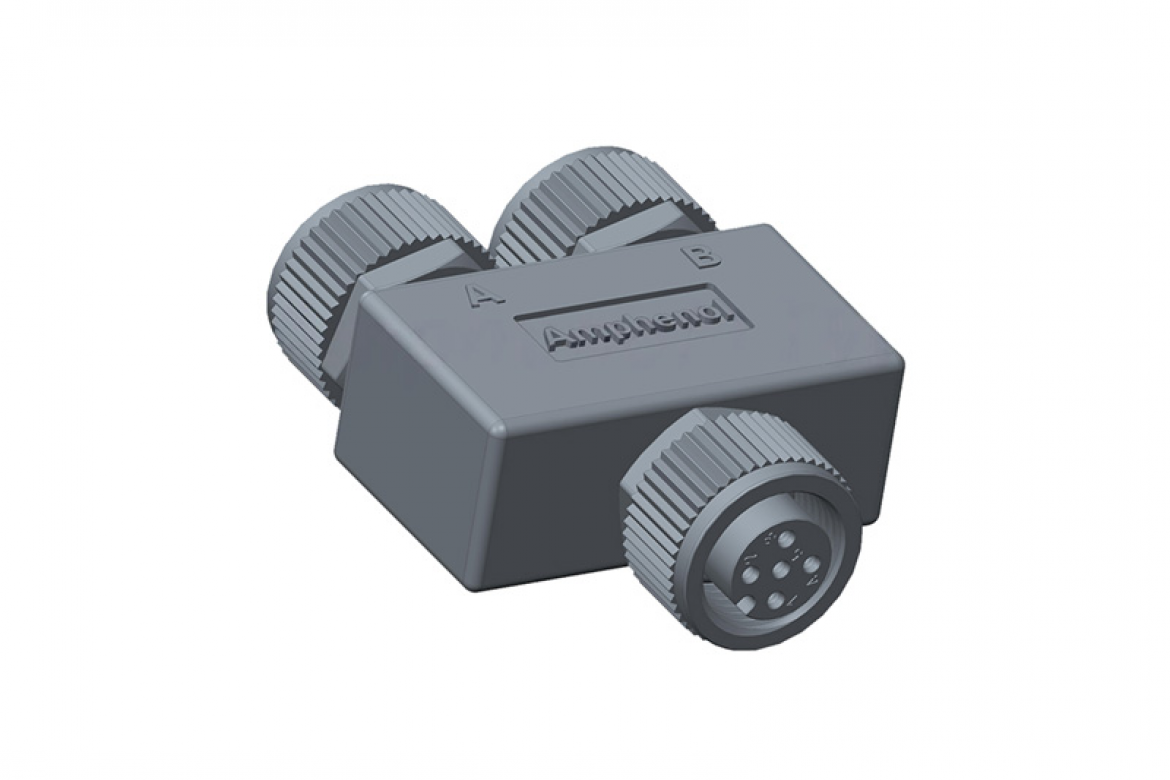 YA-A10F-A10F-A10F-01 Metric Circular Connector