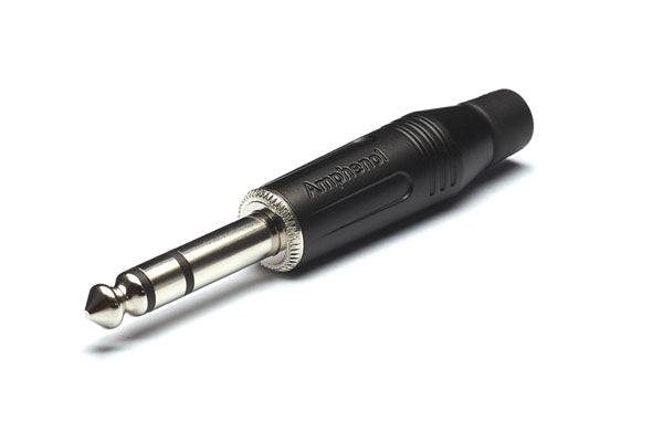 ACPS-GB 1/4" Stereo Straight Plug,Musician Range, Black Finish