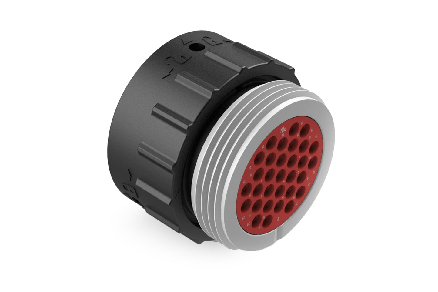 AHDP06-24-31PT-WTA 31 Position Plug, Pin, Shell Size 24, Thin Diameter Seal, Wide Thread Adapter. HDP26-24-31PT-L024