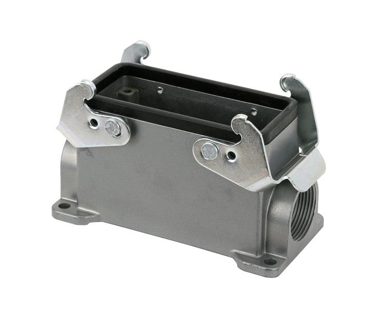 C146 10F016 600 1 Double side entry housing with low profile.