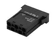 C146 C10 001 G8 Socket module for stamped 1.6mm contacts. heavy|mate® M series connectors may be engaged or disengaged when live but without electrical load. If connector is mated or unmated under load, the load shall be reduced to 10% of rated current.