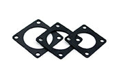 RTFD24B Shell Size 24 Square Flange Receptacle Gaskets, Thickness 1.0mm (±0.2). Comparable part no. UTFD19B