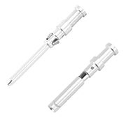 VN01 036 0004 1C Single turned crimp contact. 3.6mm first-to-mate to other modules.